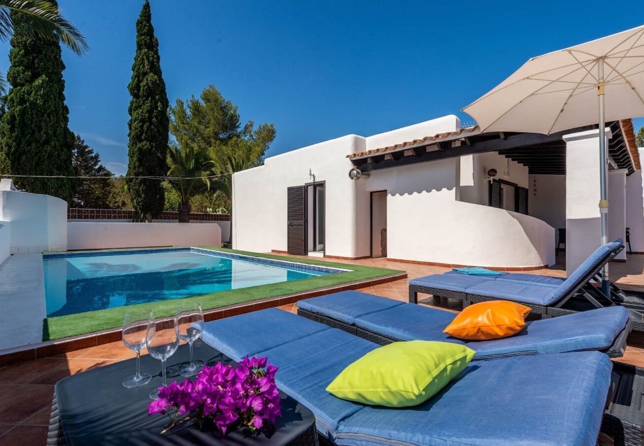 Terraza tranquila en Casa Dany de Ibiza