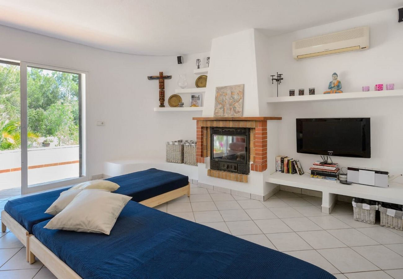 interior acogedor para los huéspedes en Casa Dany de Ibiza